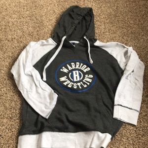 Black & Grey wrestling hoodie